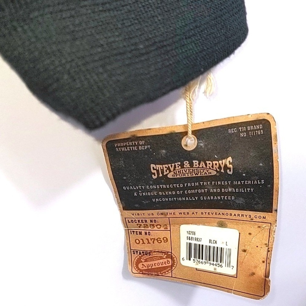 VTG Y2K Steve & Barry's Ninja Varsity Bomber Jacket Large Men Black Faux Leather - Picture 8 of 9